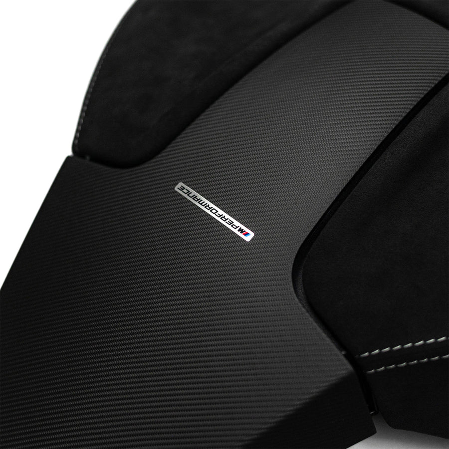 Genuine BMW G Series Seat Backs In Carbon Fibre & Alcantara - G80 G81 M3, F97 X3M, F98 X4M & F91 M8 Gran Coupe