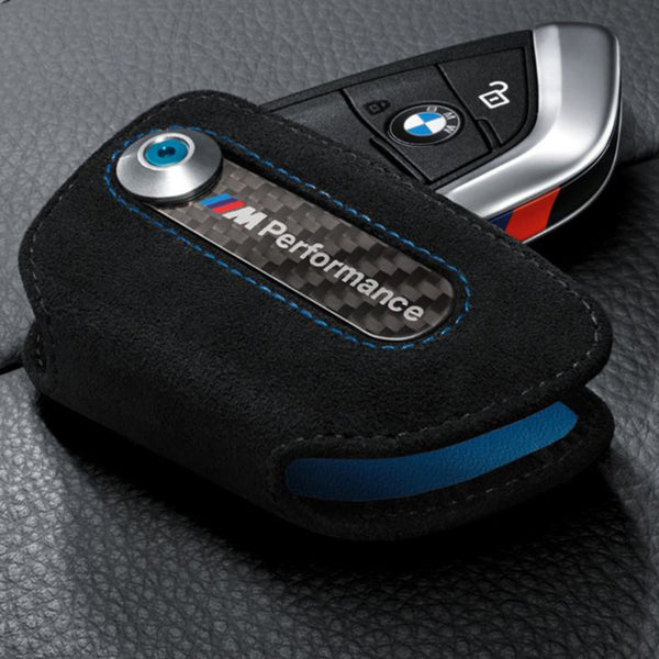 Genuine BMW M Performance Key Case In Alcantara