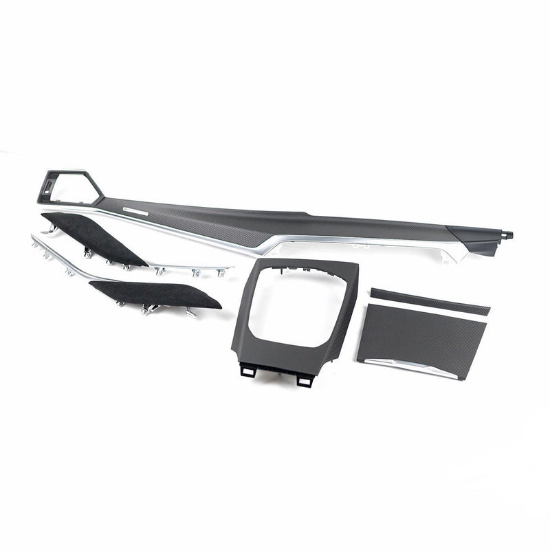Genuine BMW M Performance G Series LCI Interior Trim Kit In Carbon Fibre & Alcantara (For Vehicles w/ Big Display)