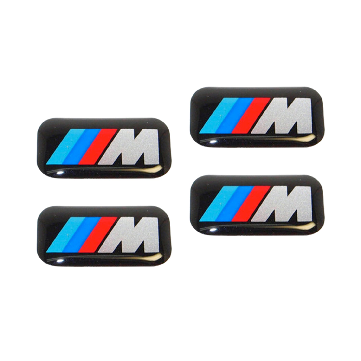 Genuine BMW M Performance M Logo Wheel Adhesive Stickers (Set of 4) 36112228660