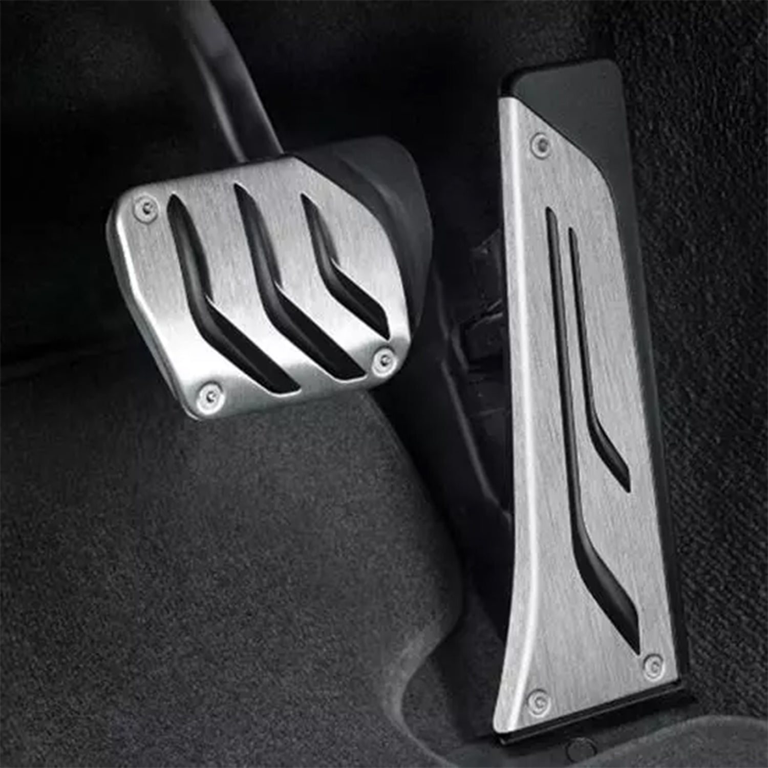 Genuine BMW M Performance Stainless Steel Pedals For Automatic Transmission Vehicles 35002232278