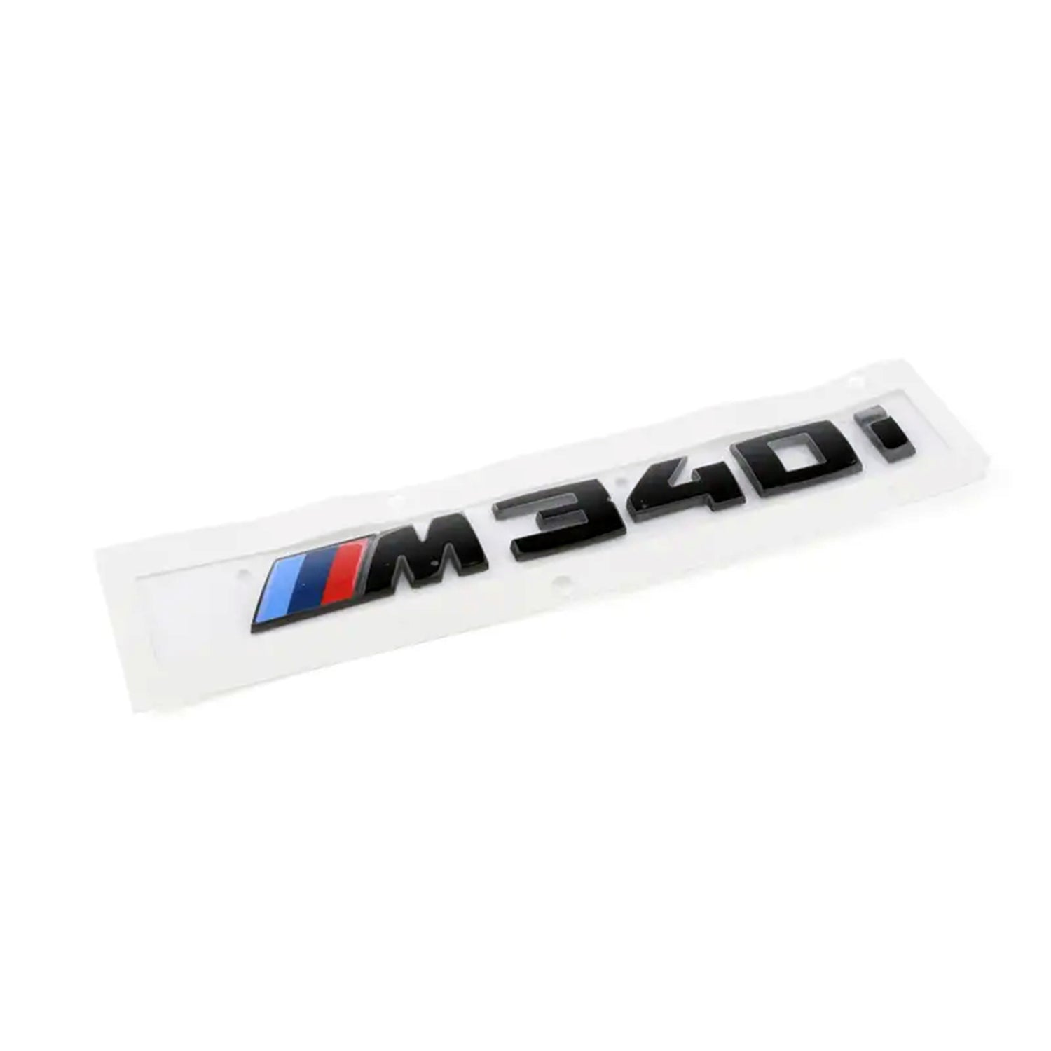 Genuine BMW M340i OEM M Performance Rear Model Badge In Gloss Black 51142472849