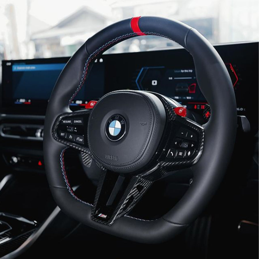 BMW M2/M3/M4 G80/G81/G82/G83/G87 LCI STEERING WHEEL (LEATHER/CARBON)