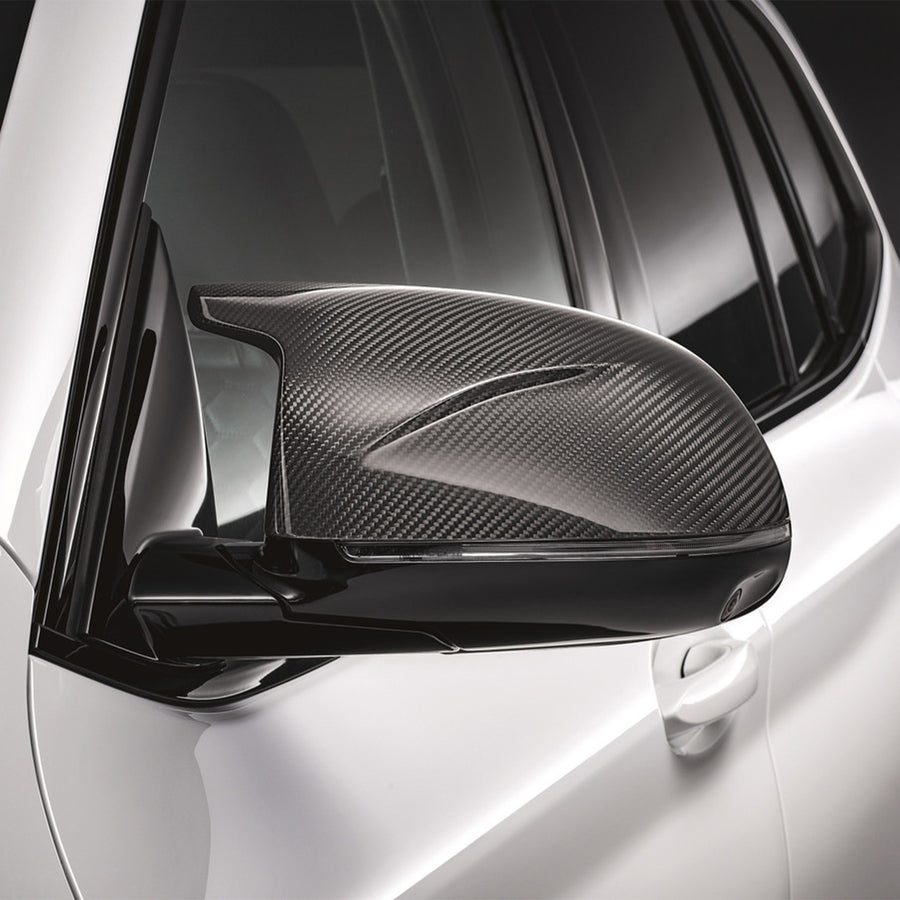 Genuine BMW M Performance Carbon Fibre Wing Mirror Caps For F97 X3M, F98 X4M, F95 X5M & F96 X6M 51168077001 & 51168077002