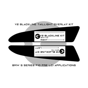 GoldenWrench BMW F10 M5 F10 5 Series Taillight Overlay Kit