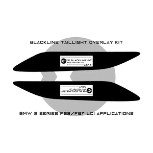 GoldenWrench BMW F87 M2 F22 2 Series LCI Taillight Overlay Kit