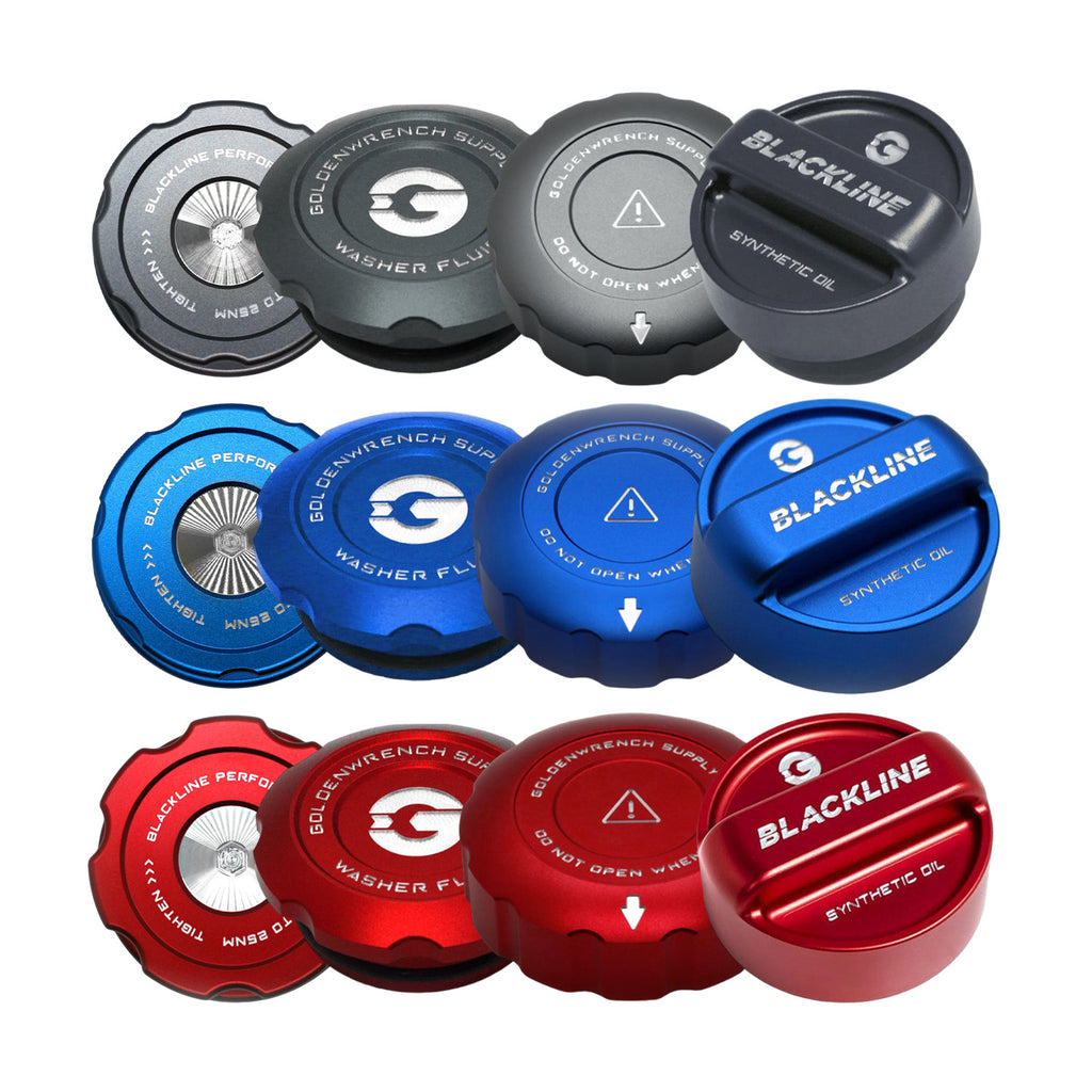 GoldenWrench BMW S55 BLACKLINE Performance Engine Cap Set