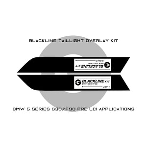 GoldenWrench Supply BMW F90 M5 G30 5 Series Taillight Overlay Kit