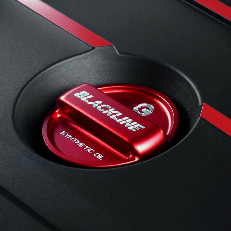 GoldenWrench Supply Toyota GR Supra A90 BLACKLINE Oil Cap Cover In Red