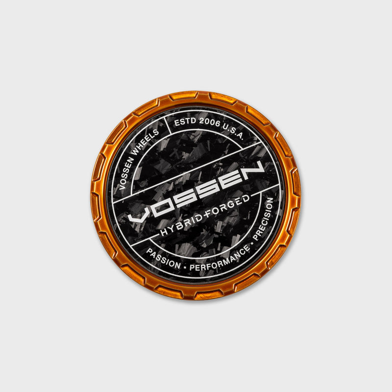 Vossen Hybrid Forged Carbon Billet Sport Cap for VF & HF Series Wheels (Brickell Bronze) - Forged Carbon
