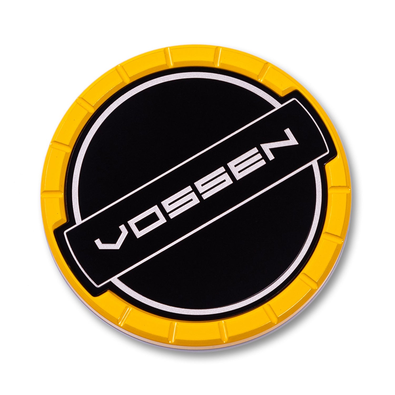 Vossen Classic Billet Sport Cap for CV/VF/HF Series Wheels (Canary Yellow)