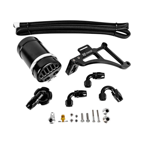 KLM BMW S58 Billet Oil Catch Can Kit For BMW G80 M3, G82 M4 & G87 M2
