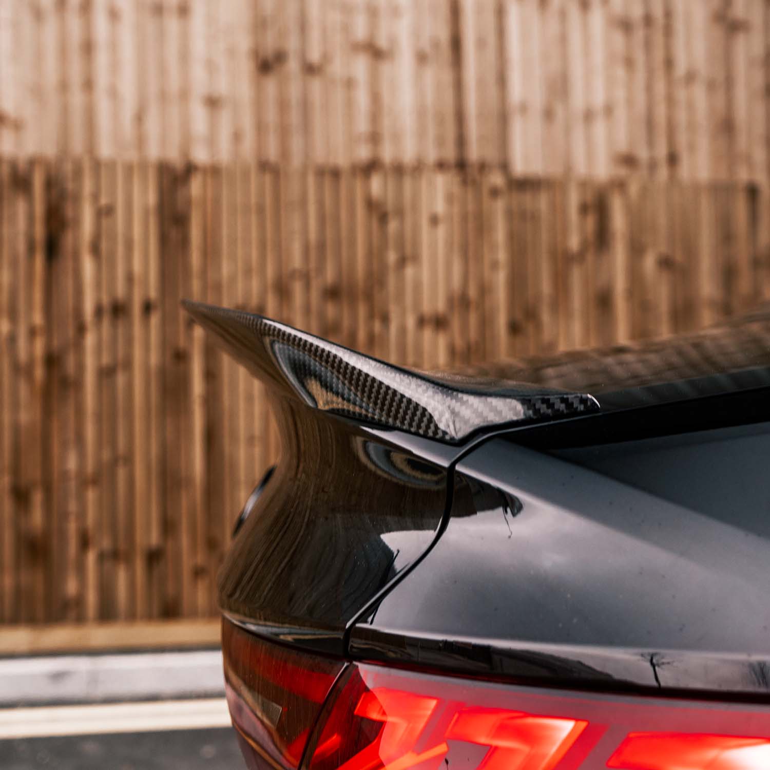 MHC+ Audi RS3 Ducktail Style Rear Spoiler In Pre-Preg Carbon Fibre (8Y)-R44 Performance