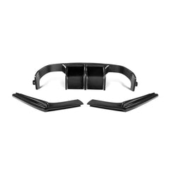 MHC+ BMW M3/M4 Aggressive 3 Piece Rear Diffuser Gloss Pre Preg Carbon Fibre (F80/F82/F83)