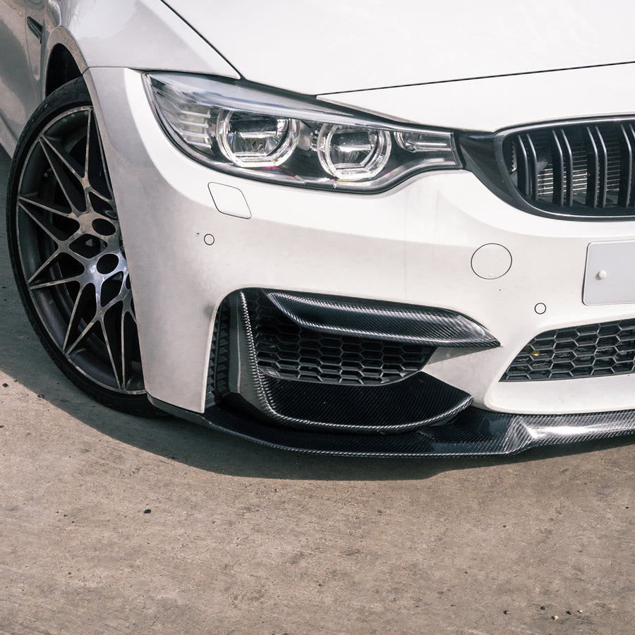 MHC+ BMW F80 M3 & F82 M4 Carbon Fibre Front Bumper Inserts