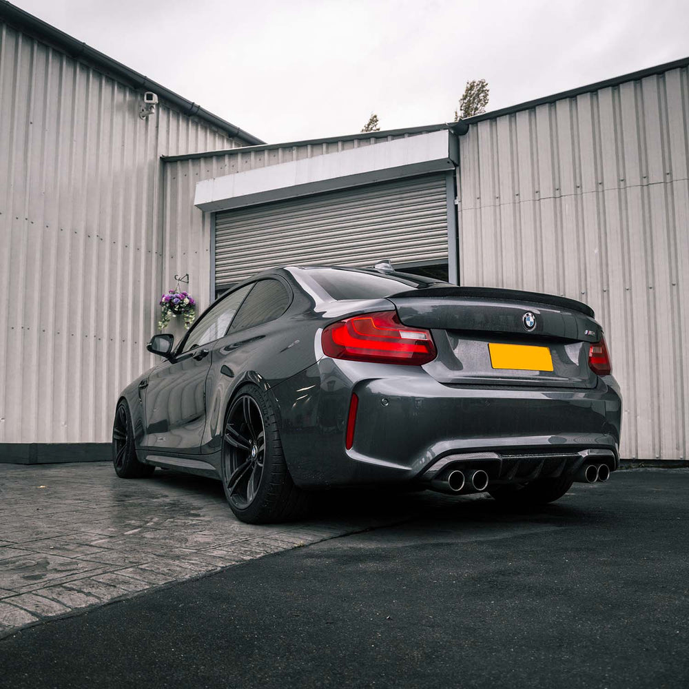 MHC+ BMW F87 M2 Gloss Carbon Fibre Performance Rear Diffuser