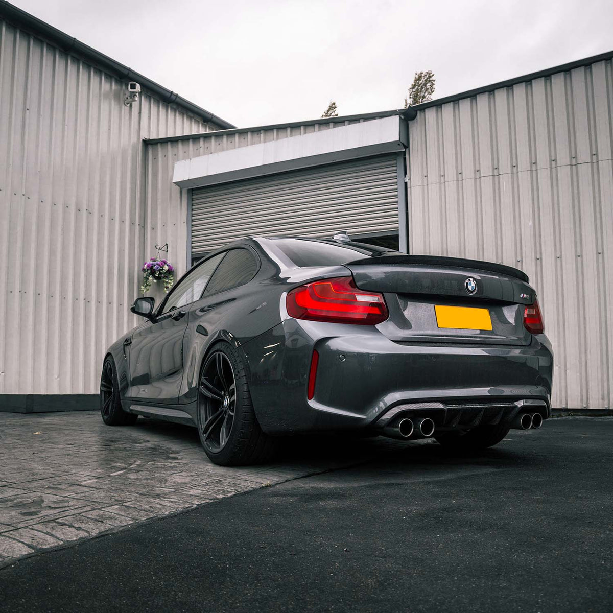MHC+ BMW F87 M2 Gloss Carbon Fibre Performance Rear Diffuser