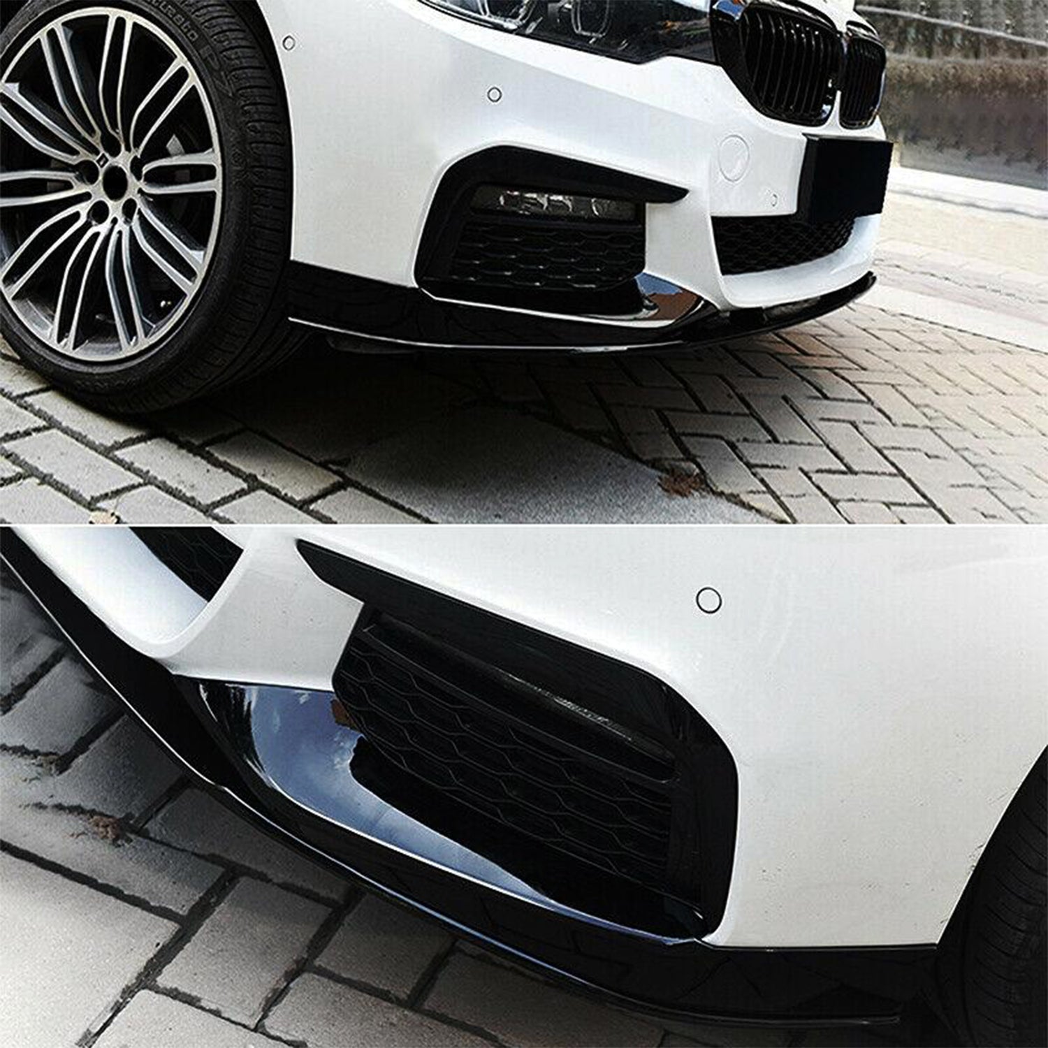 MHC BMW G30 & G31 5 Series Pre-LCI Gloss Black Front Splitter