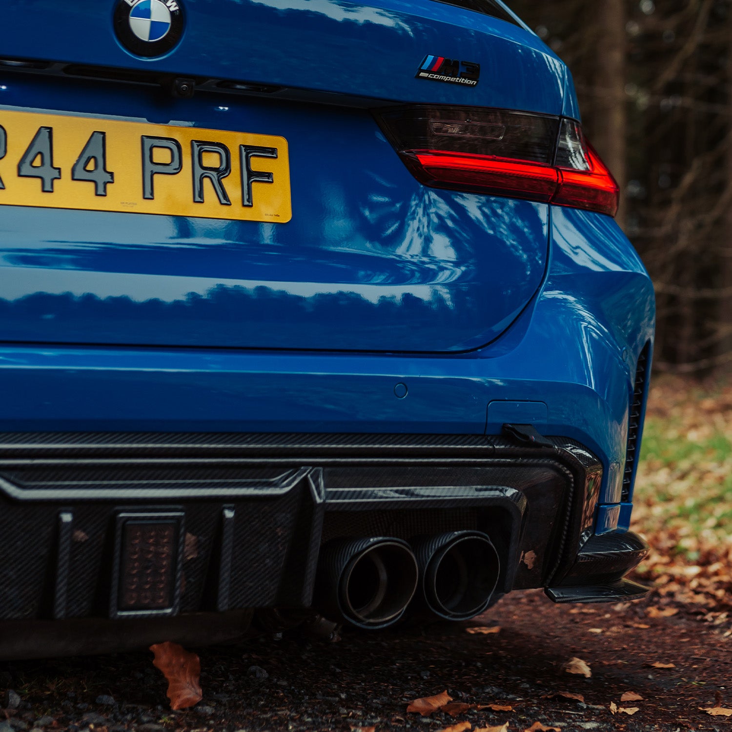 MHC+ BMW G80 M3 & G82 M4 Carbon Fibre Aggressive Rear Diffuser Kit