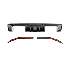 MHC+ BMW G80 M3 & G82 M4 Carbon Fibre Aggressive Rear Diffuser & Splitter Kit