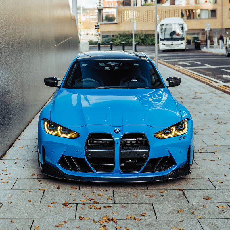 MHC+ BMW G80 G81 M3 G82 G83 M4 SP2 Carbon Fibre Front Splitter - Distributed By R44 Performance