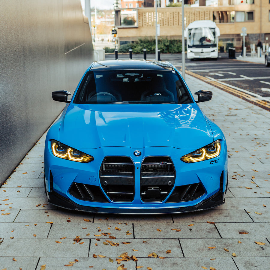 MHC+ BMW G80 G81 M3 G82 G83 M4 SP2 Carbon Fibre Front Splitter - Distributed By R44 Performance