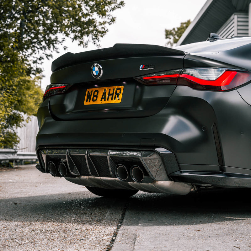 MHC+ BMW G82 M4 Ducktail Style Carbon Fibre Rear Spoiler