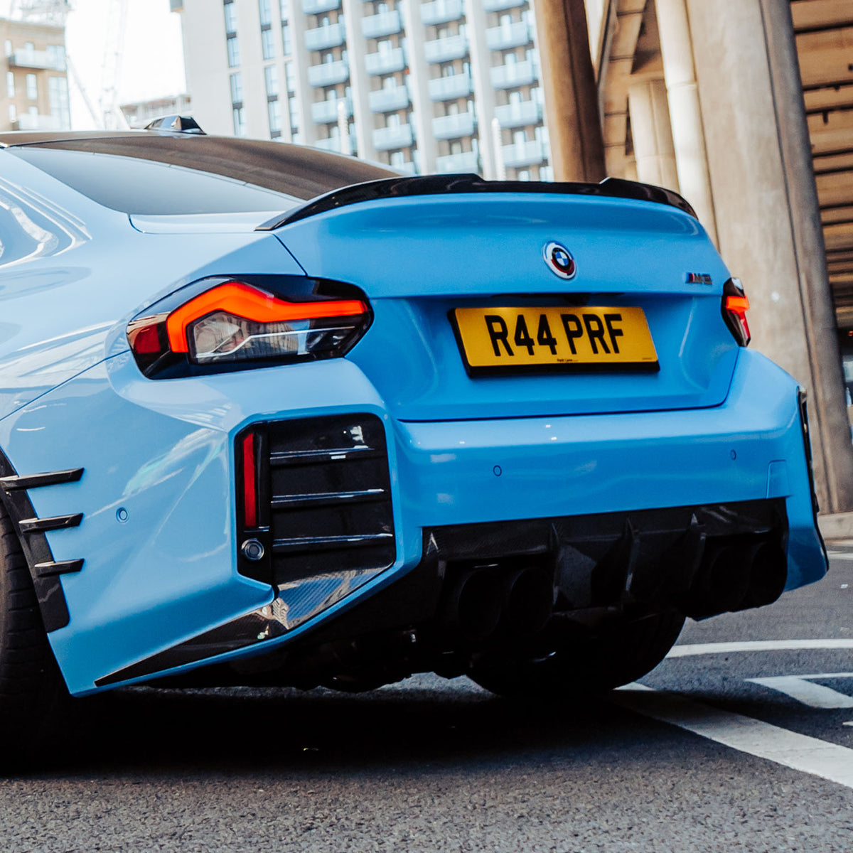 G87 Csl Rear MHC+ BMW G87 M2 Carbon Fibre OEM Style Rear Diffuser