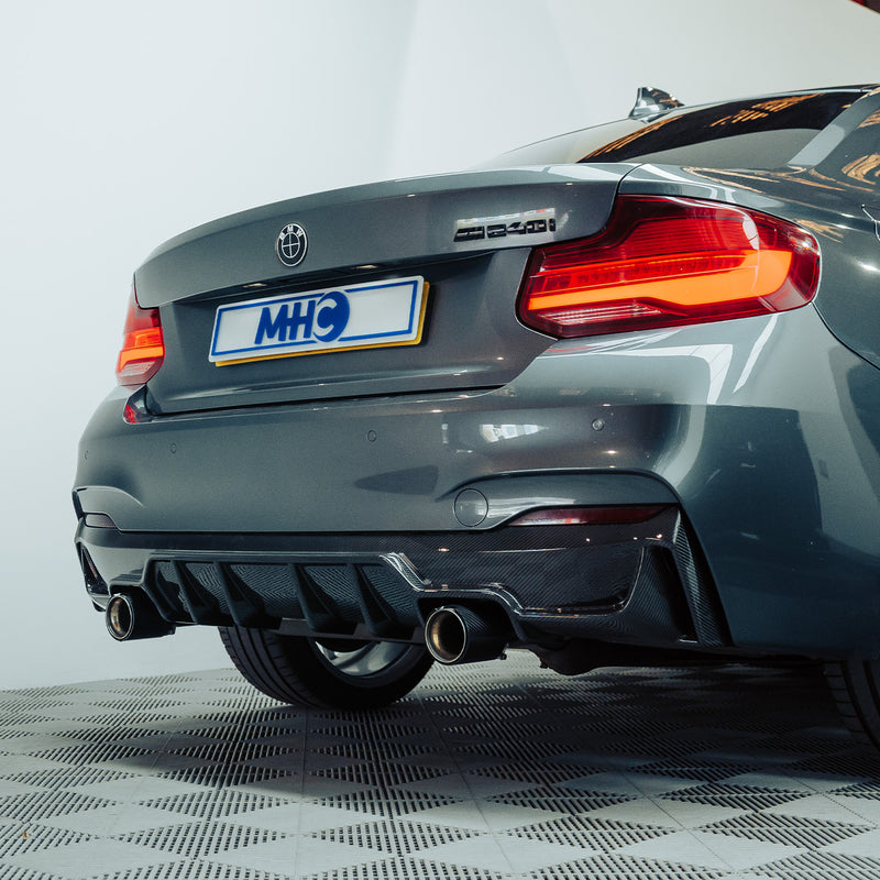 MHC+ BMW M235i & M240i Ultra Aggressive Carbon Fibre Rear Diffuser