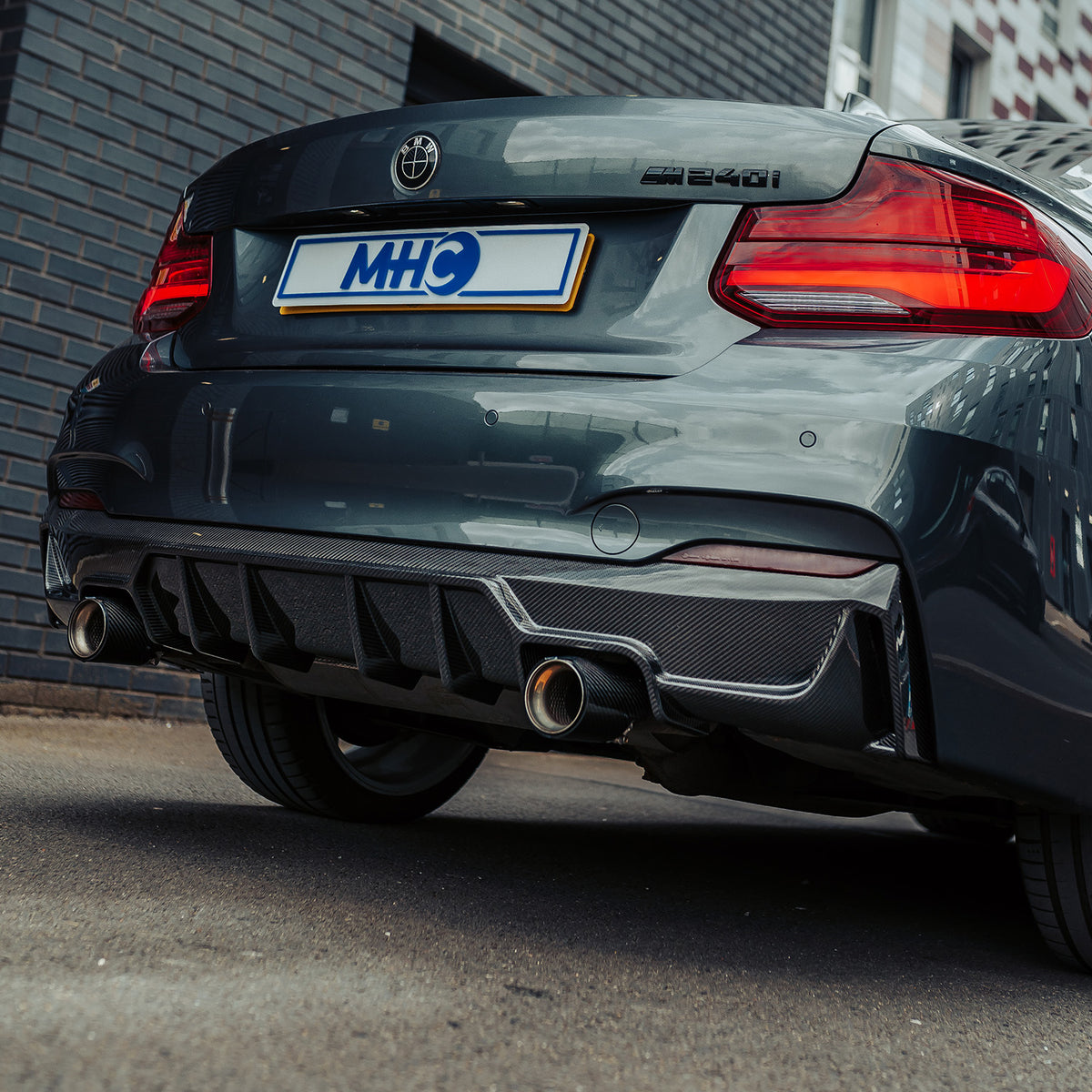MHC+ BMW M235i & M240i Ultra Aggressive Carbon Rear Diffuser