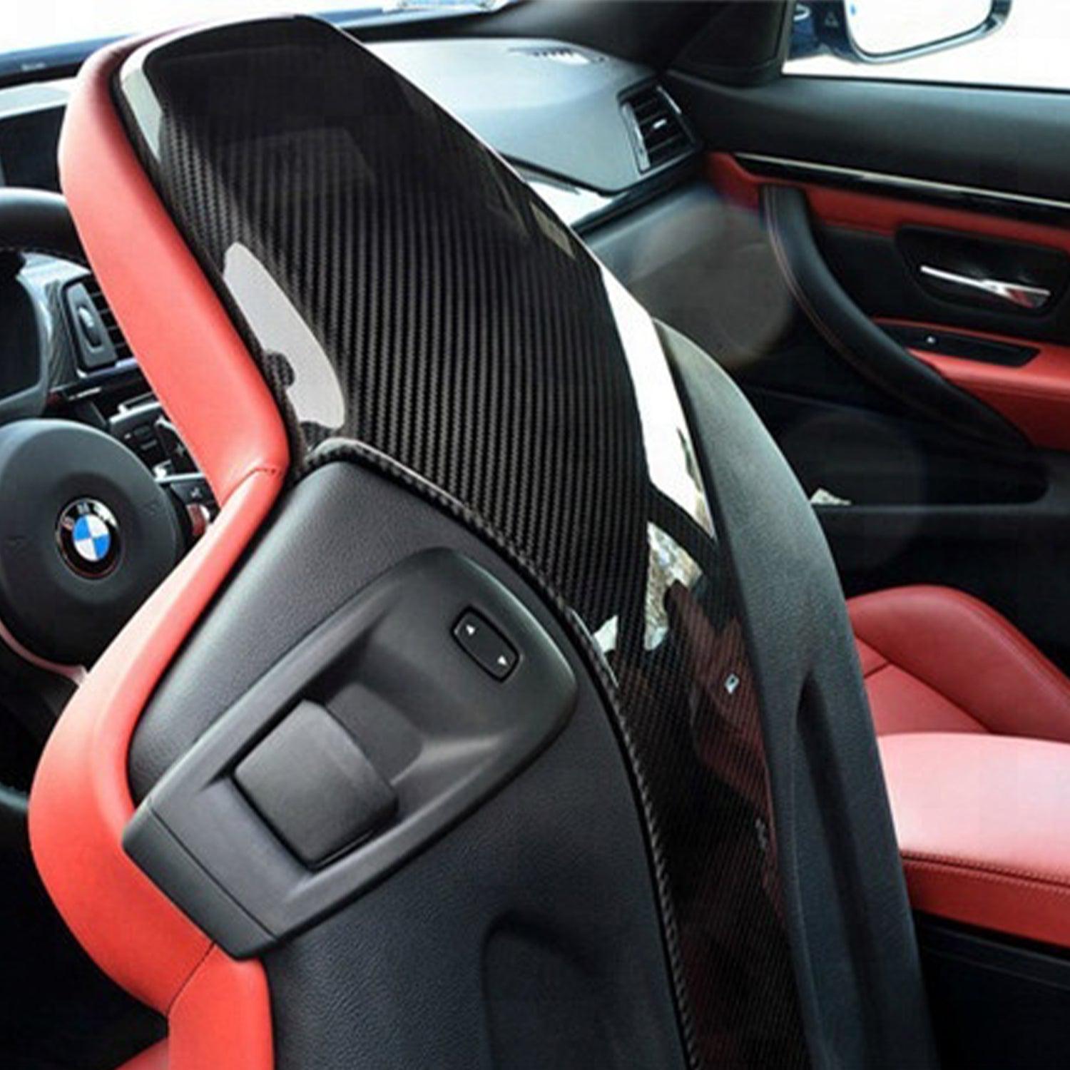MHC+ BMW F80 F82 F87 Carbon Fibre Seat Back Covers