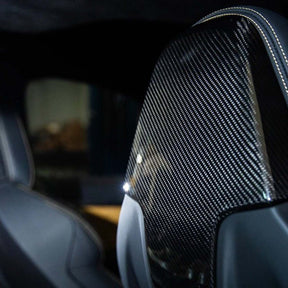 MHC+ BMW M3/M4/X3M/X4M Seat Back Covers In Pre-Preg Carbon Fibre (G80/G82/G83/F97/F98)-R44 Performance
