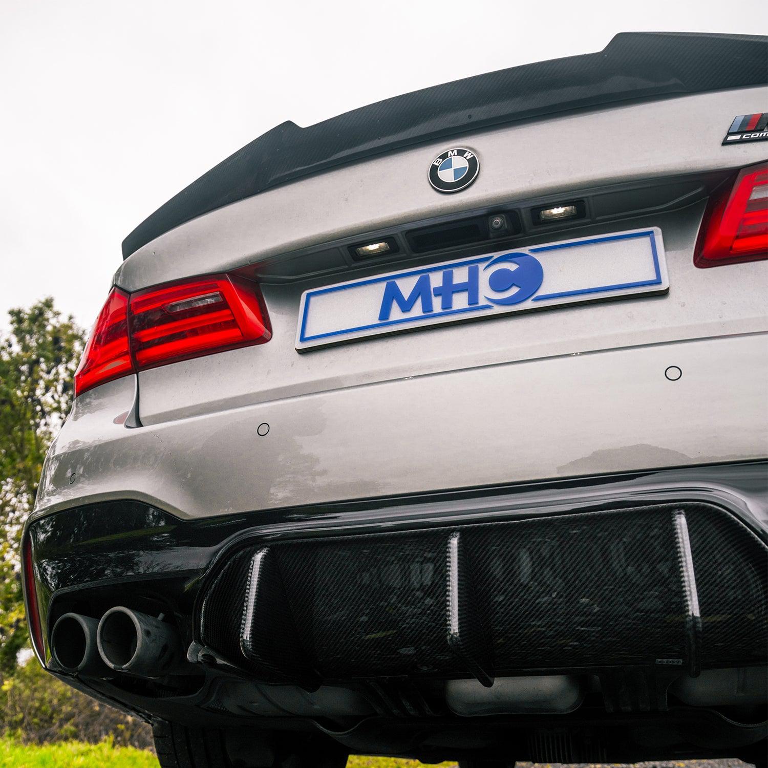 MHC BMW M5/5 Series M4 Style Rear Spoiler In Gloss Carbon Fibre (F90/G30)-R44 Performance