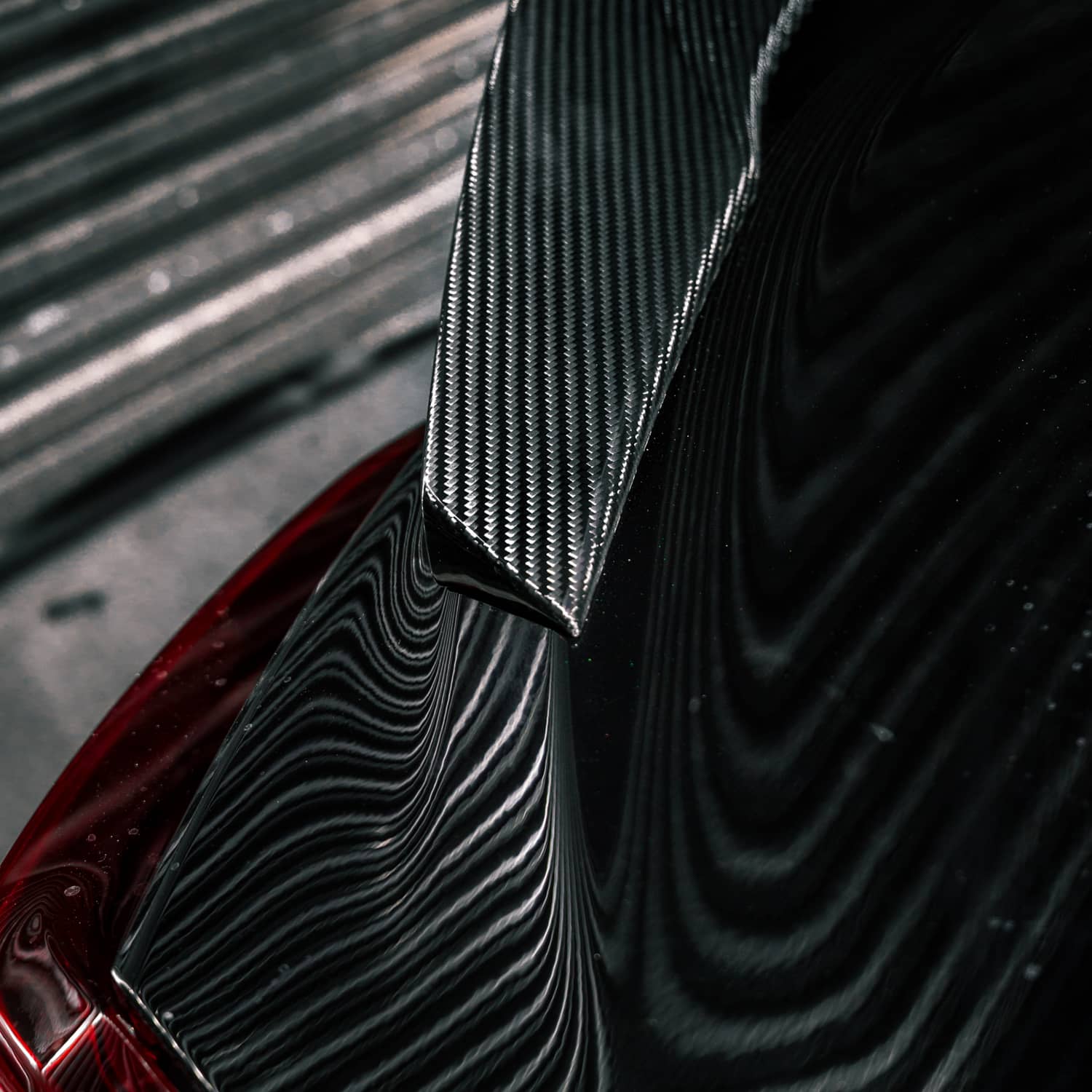 MHC+ BMW Z4 Ducktail Style Rear Spoiler In Pre Preg Carbon Fibre (G29)-R44 Performance