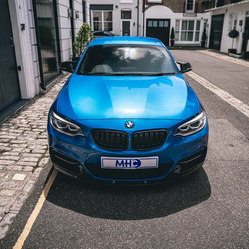 BMW F22 & F23 2 Series M Sport Performance Style Gloss Black Front Splitter