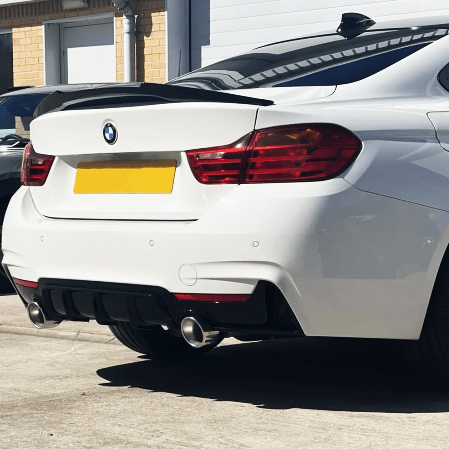 MHC Black BMW F32 4 Series M4 Style Gloss Black Rear Spoiler