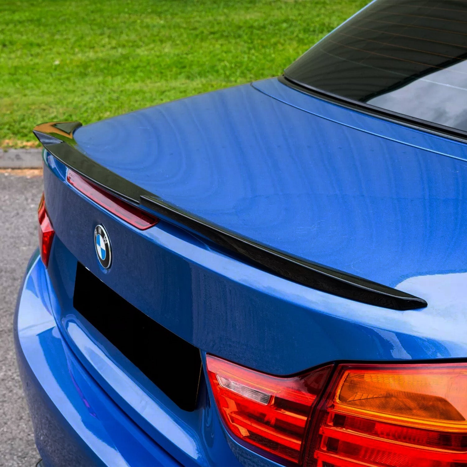 MHC Black BMW F33 4 Series M4 Style Gloss Black Rear Spoiler