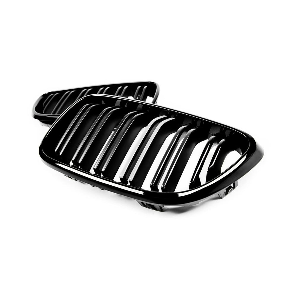 AutoTecknic Dual-Slats Stealth Black Front Grille Set - F87 M2 | F22 2-Series main image 0