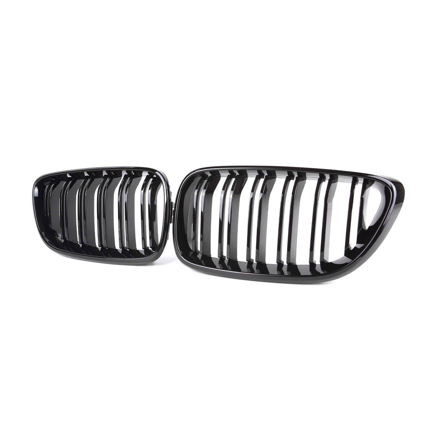 MHC Black BMW M2/2 Series OEM M2 Style Double Slat Front Grille In Gloss Black (F87/F22/F23)-R44 Performance