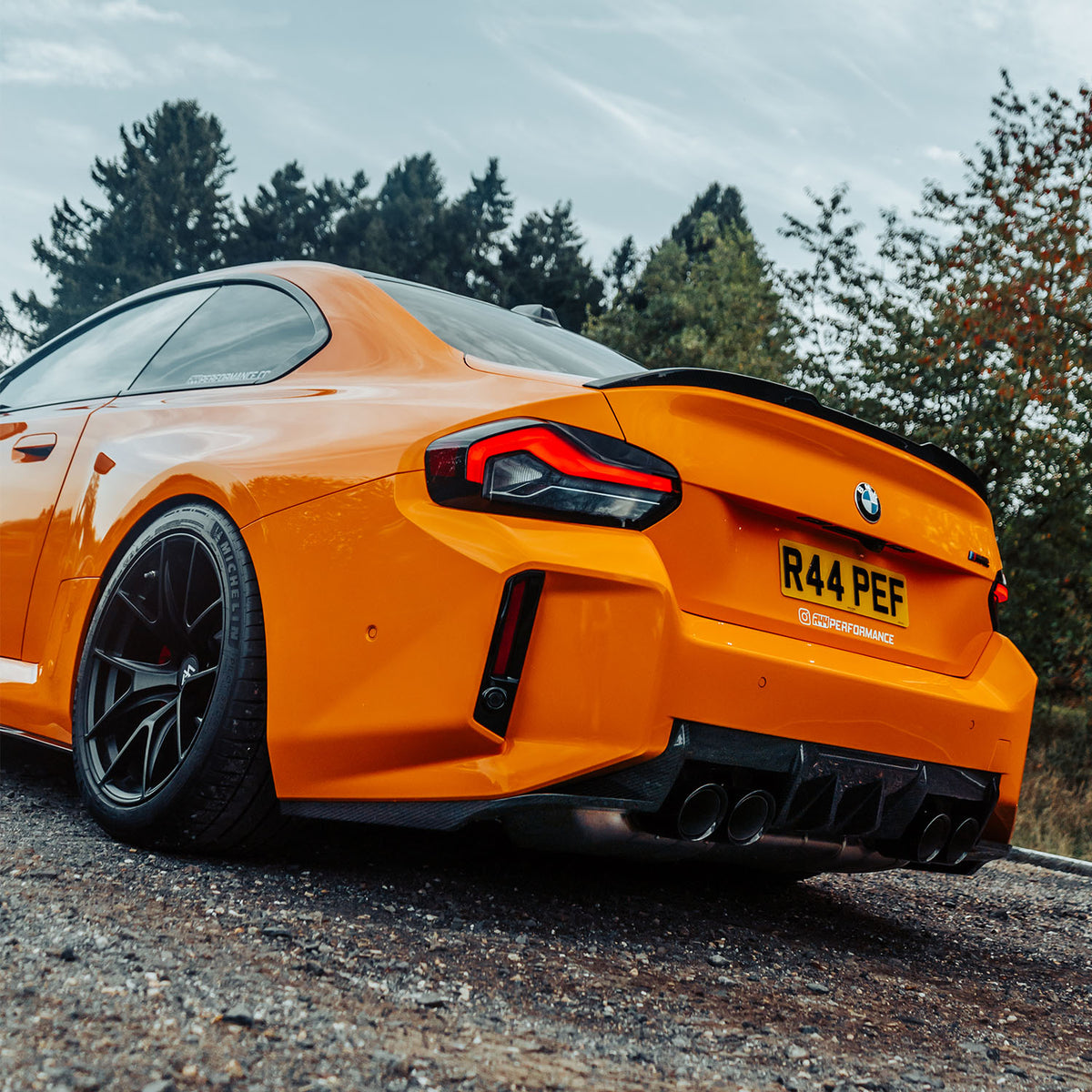 MHC+ BMW G87 M2 Edition 1 Rear Diffuser In Carbon Fibre