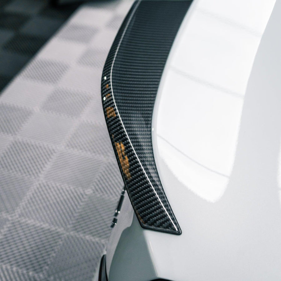MHC+ BMW G87 M2 G42 M240i Performance Style Rear Spoiler In Pre Preg Carbon Fibre