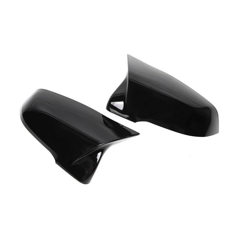 MHC Black BMW/Toyota Black M Style Wing Mirror Covers In Gloss Black (F40/F44/G29/A90)