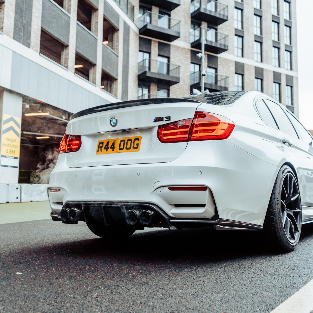MHC+ BMW F80 M3 F82 M4 Aggressive Carbon Fibre Rear Diffuser