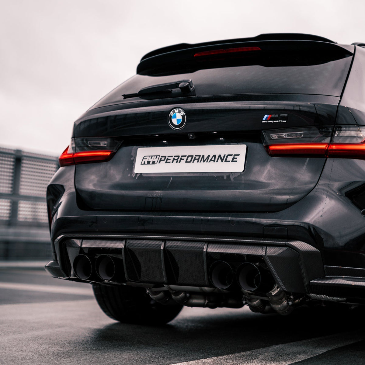 MHC+ BMW G80 M3 G82 M4 Rear Bumper Insert In Carbon Fibre