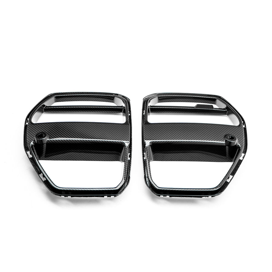 MHC+ BMW M3/M4 GT Style Front Grille With ACC In Pre Preg Carbon Fibre (G80/G81/G82/G83)