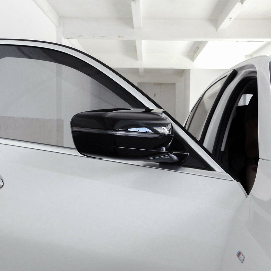 MHC Black BMW M Style Wing Mirror Covers RHD In Gloss Black (G20/G21/G22/G23)-R44 Performance
