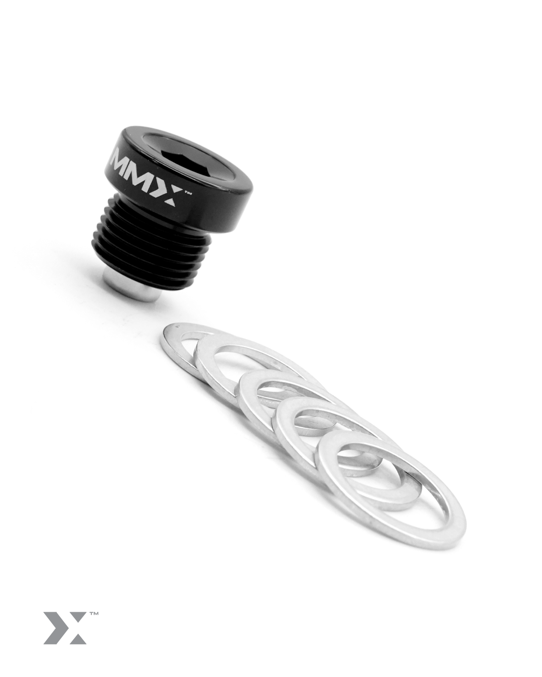 MMX magnetic engine oil sump plug for BMW S63 V8 engines