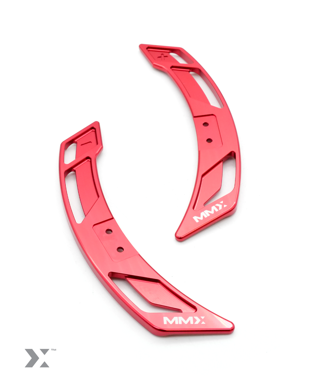 MMX BMW G Series magnetic billet gear shift paddles in titanium anodised finish