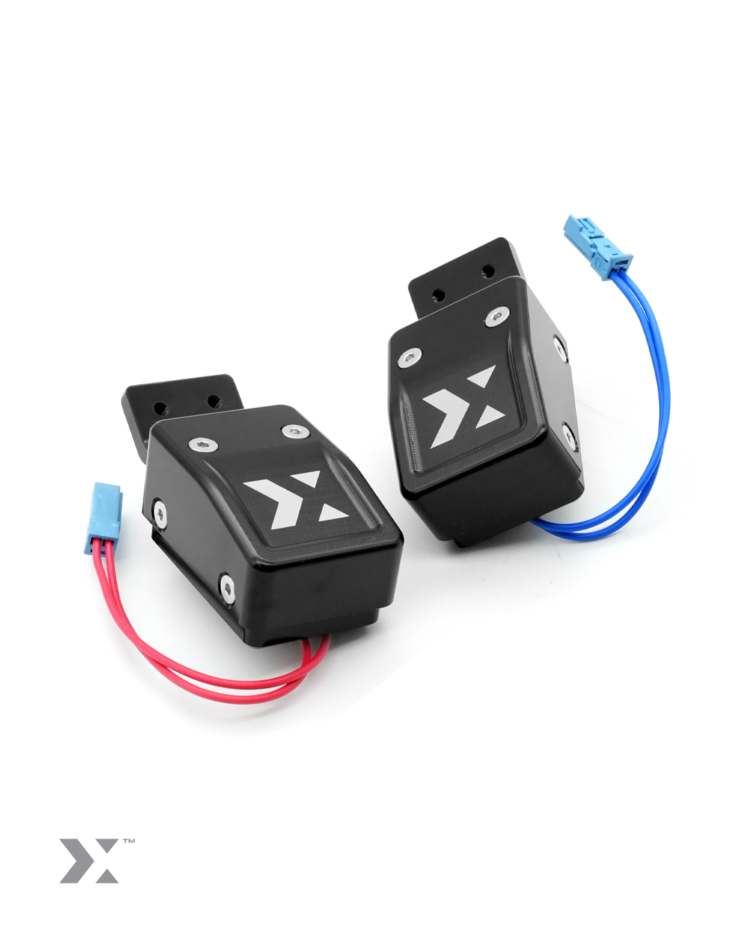 MMX BMW G Series magnetic billet gear shift paddles in titanium anodised finish