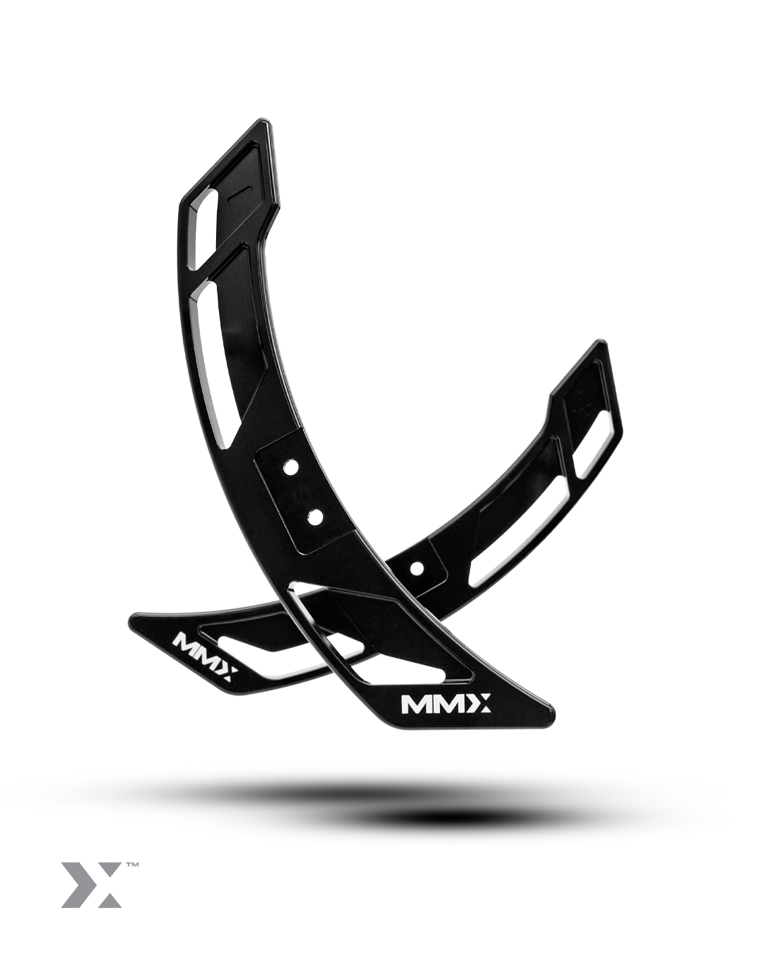 MMX BMW G Series magnetic billet gear shift paddles in titanium anodised finish - Black